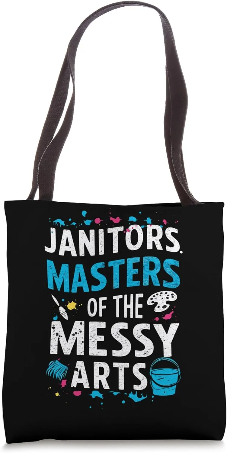 School Custodian School Staff Janitor School Sanitation Tote Bag