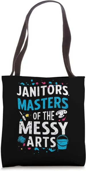 School Custodian School Staff Janitor School Sanitation Tote Bag
