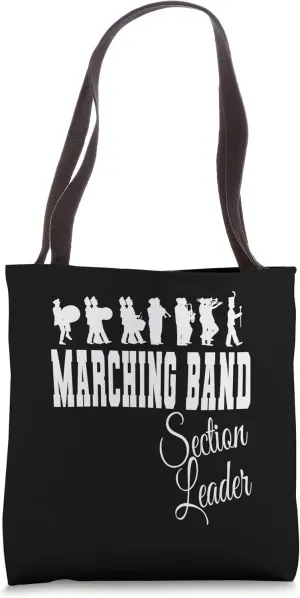 School Marching Band Section Leader Tote Bag