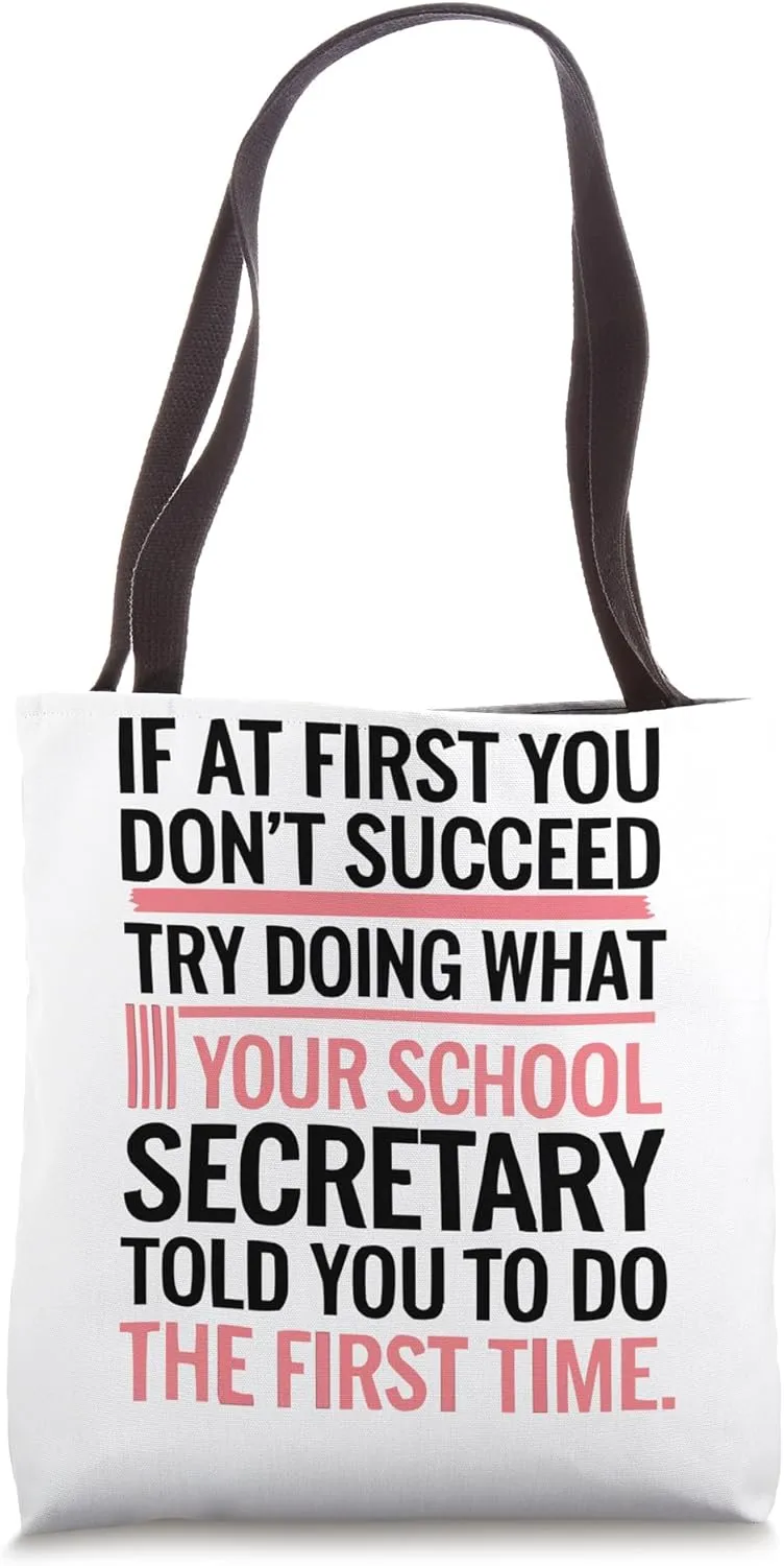 School Secretary Back To School Assistant Job Profession Tote Bag