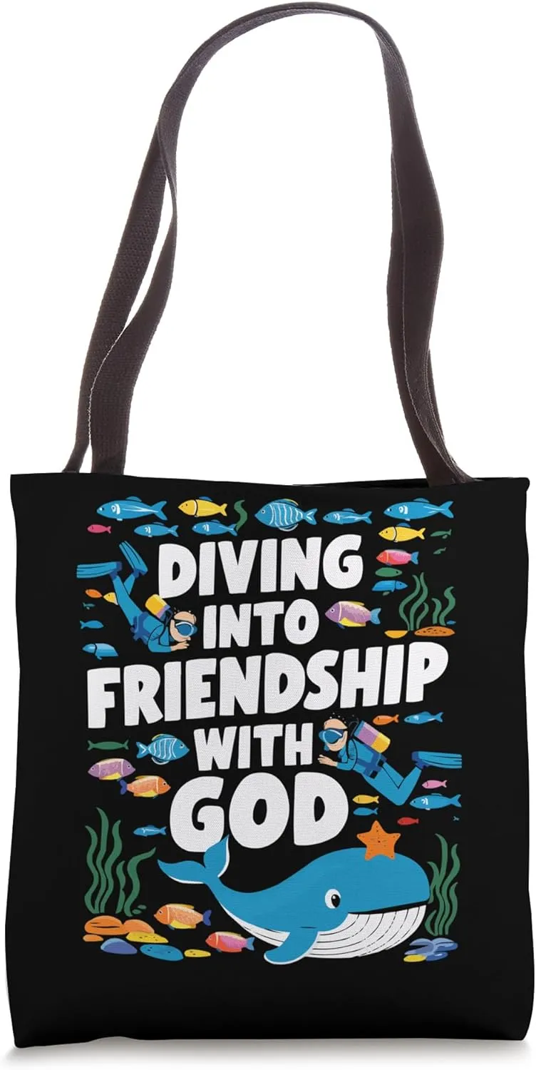 Scuba VBS Squad Vacation Bible School Christian Teacher Tote Bag