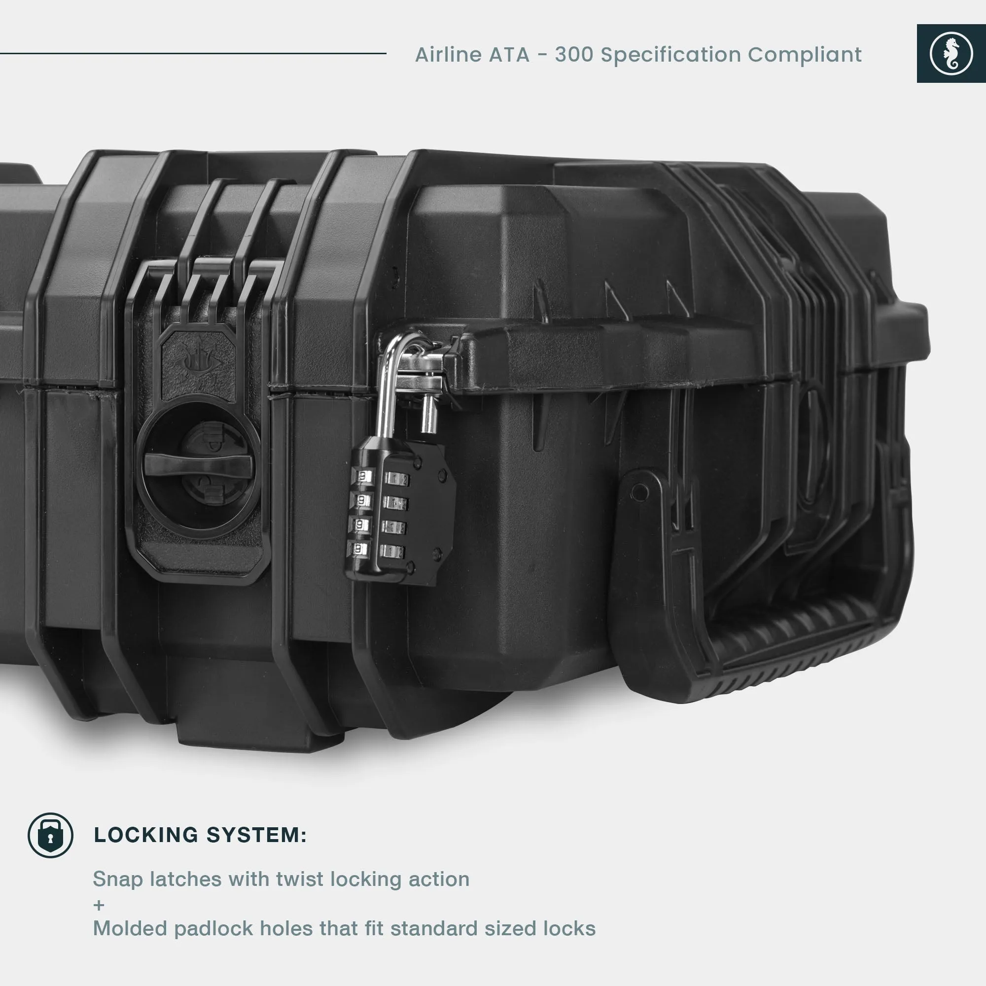 Seahorse SE1630 Hard Shell Protective Rifle Case