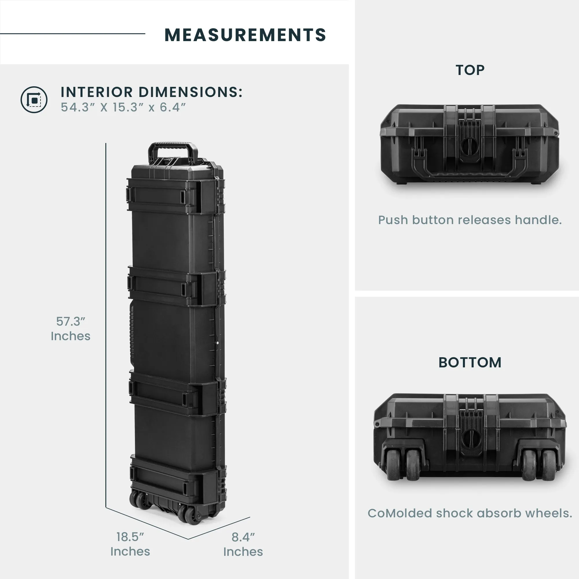 Seahorse SE1630 Hard Shell Protective Rifle Case