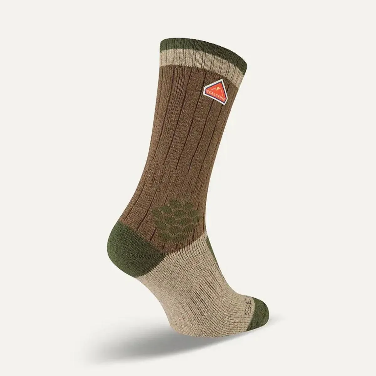 Sealskinz Gresham Recycled Wool Mid Colour Block Sock