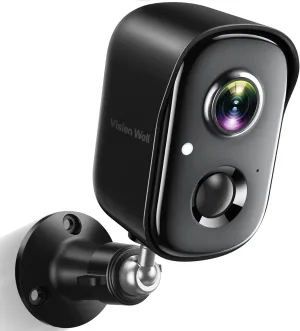 Security Cameras Wireless Outdoor, 2K Battery Powered AI Motion Detection Spotlight Siren Alarm WiFi Surveillance Indoor Home Camera, Color Night Vision, 2-Way Talk, Waterproof, Cloud/SD Storage