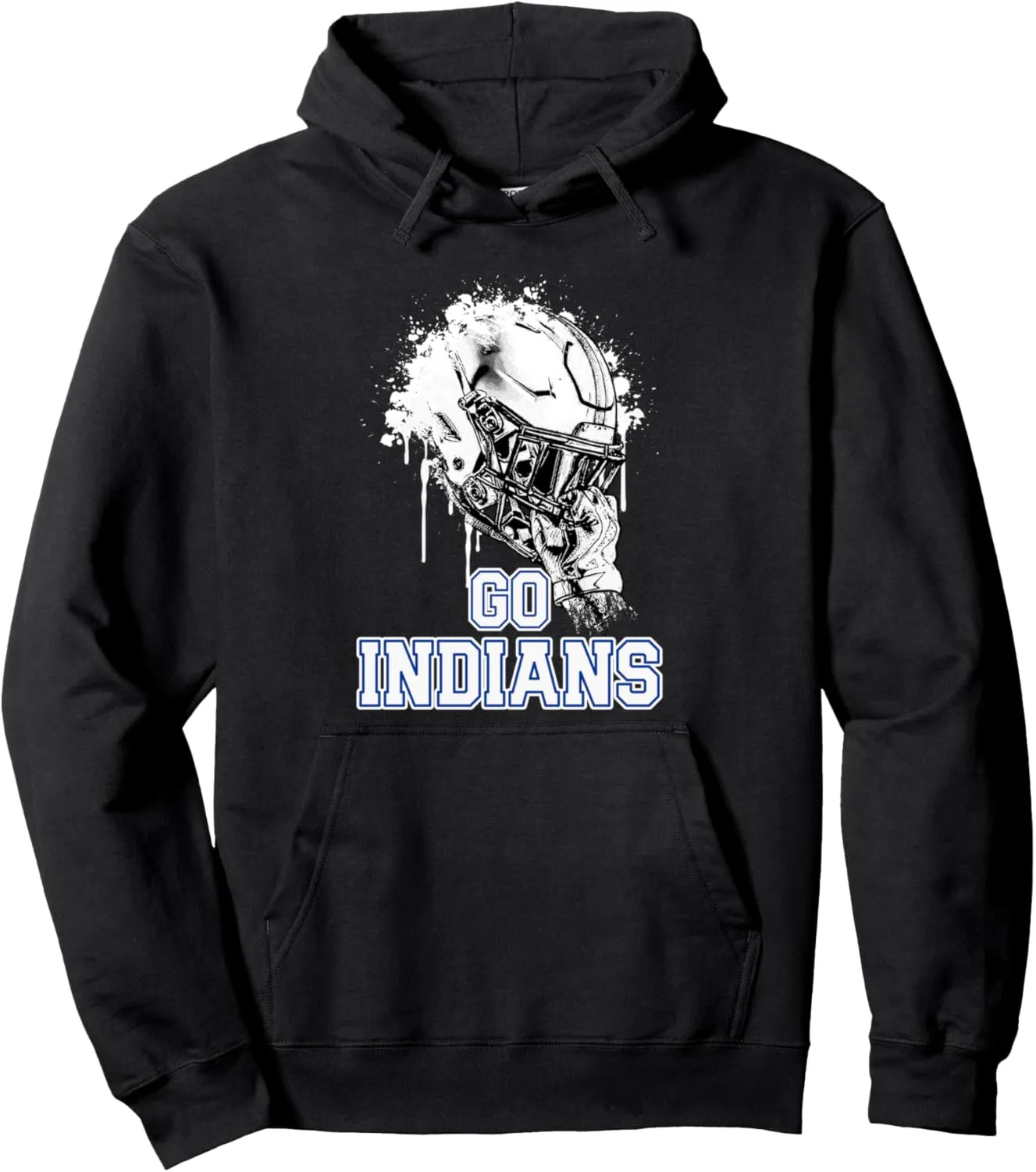 Seneca Indians Rising Helmet GO! Pullover Hoodie