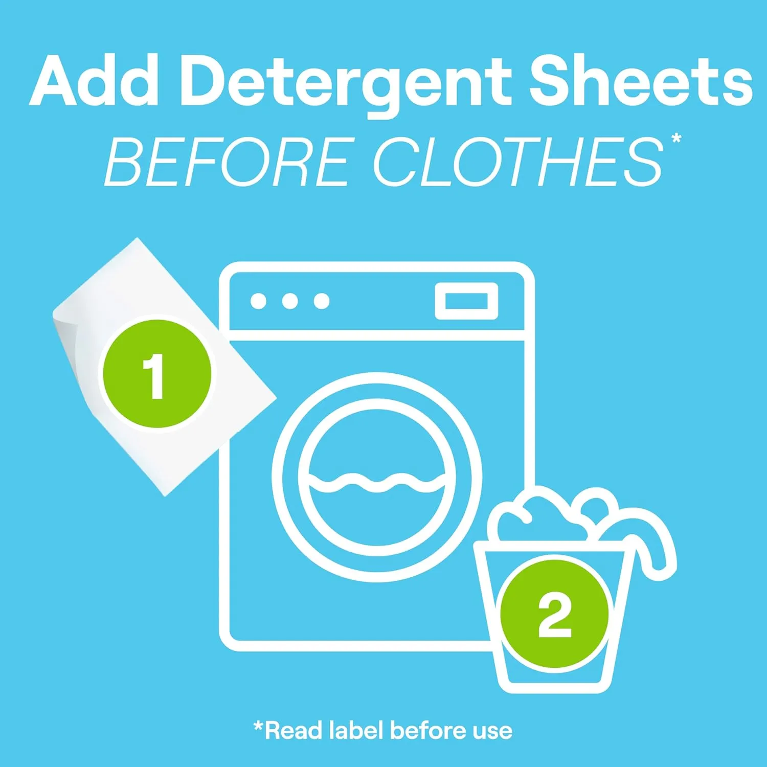 Seventh Generation Laundry Detergent Sheets 32ct Free & Clear Removes Tough Stains Safer for your family