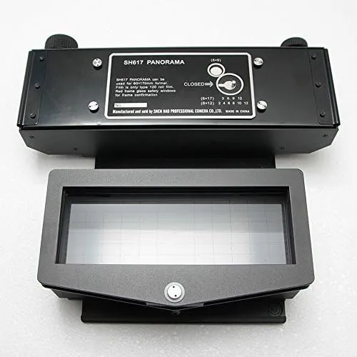 Shen Hao 6x17 6x9 6x12 Multi Format Panorama Universal Roll Film Back Film Holder for 4x5 Camera Linhof Toyo Sinar Tachihara Graflok Back