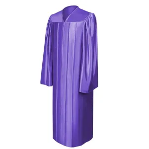 Shiny Purple Junior High/Middle School Gown