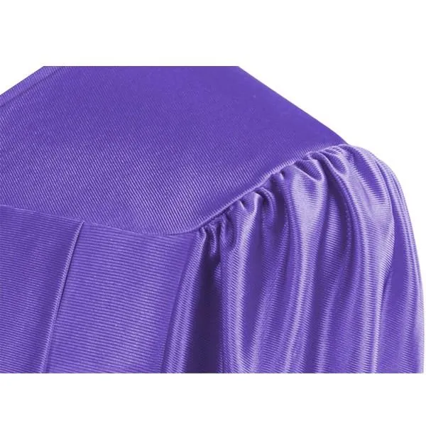 Shiny Purple Junior High/Middle School Gown