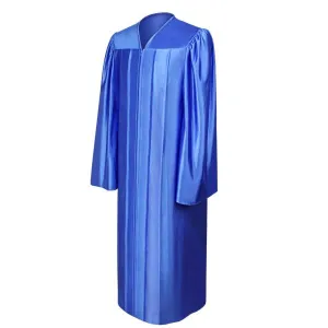 Shiny Royal Blue Junior High/Middle School Gown