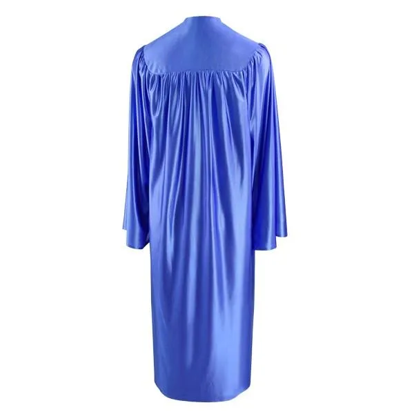 Shiny Royal Blue Junior High/Middle School Gown