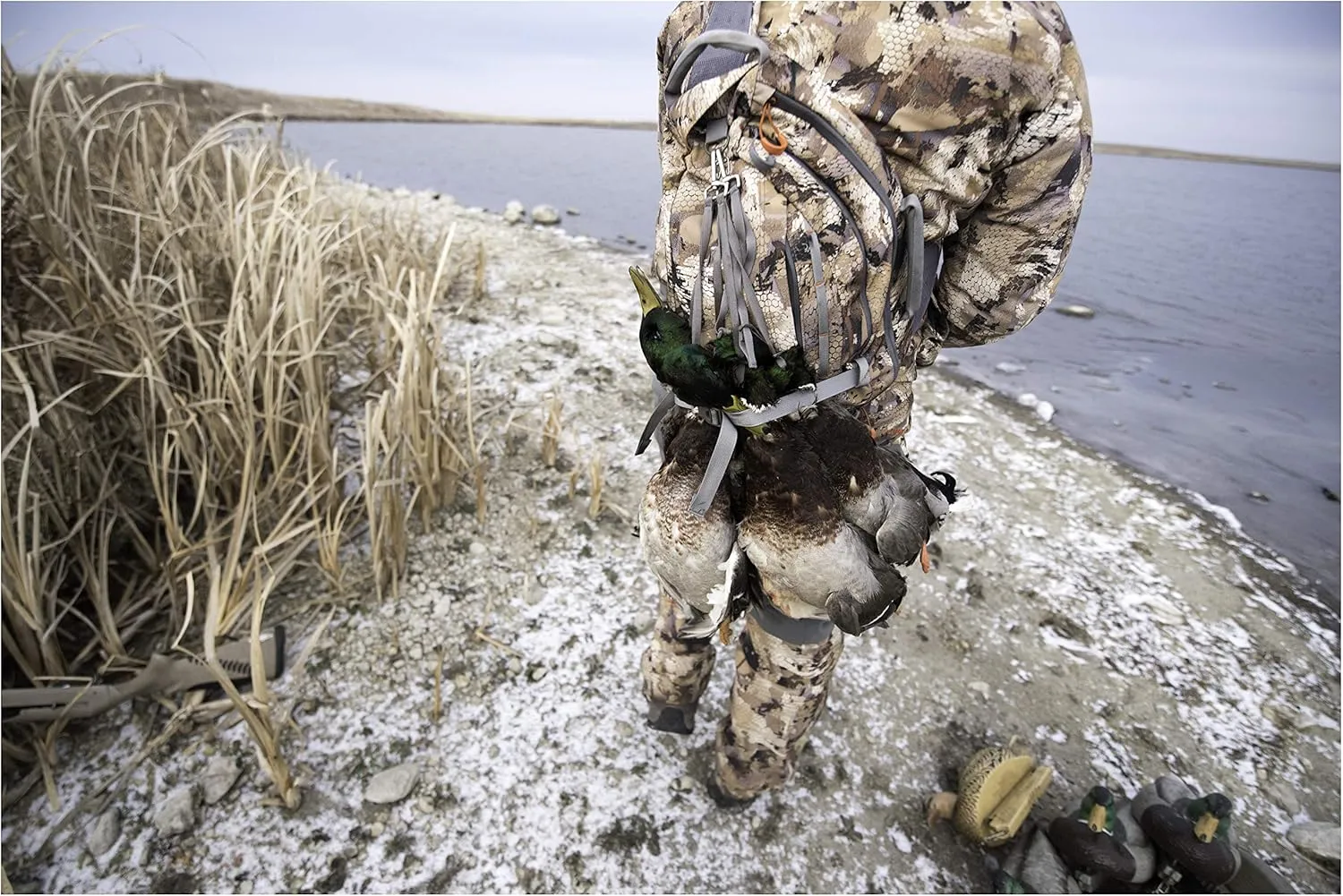 SITKA Gear Men's Grinder Half-Zip Insulated Waterfowl Concealing Hunting Pullover