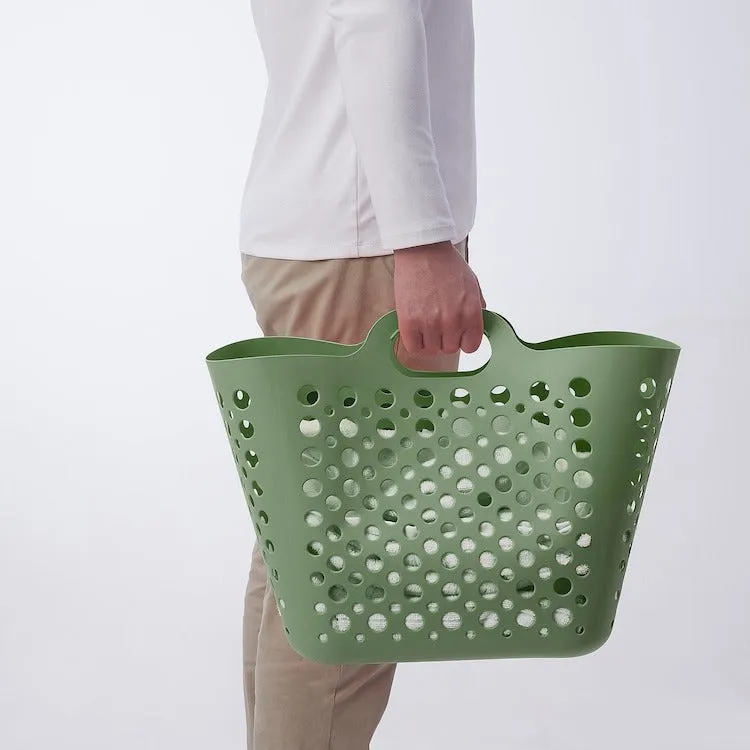 SLIBB Flexible laundry basket, green, 24 l, 00567724