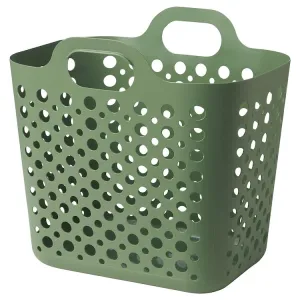 SLIBB Flexible laundry basket, green, 24 l, 00567724