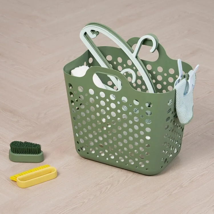 SLIBB Flexible laundry basket, green, 24 l, 00567724