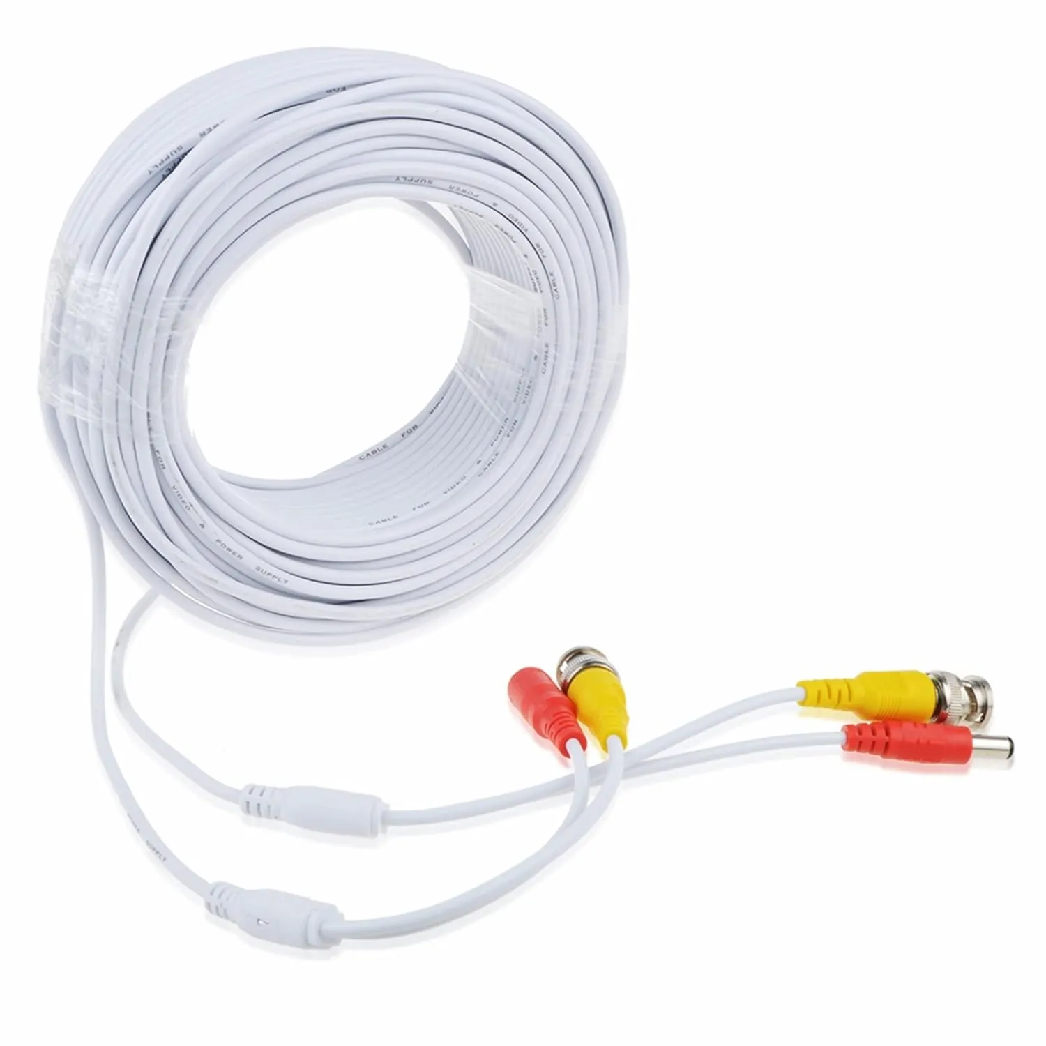 SLLEA White 150ft BNC Extension Cable Replacement for Q-See QM9901B 1000TVL Bullet Security Camera