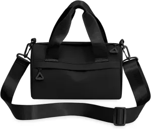 Small Gym Bag for Women, Mini Gym Bag Tote (Black)