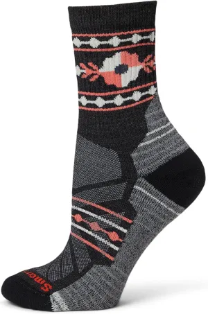 Smartwool Women's Hike Light Cushion Retro Floral Mid Crew Socks