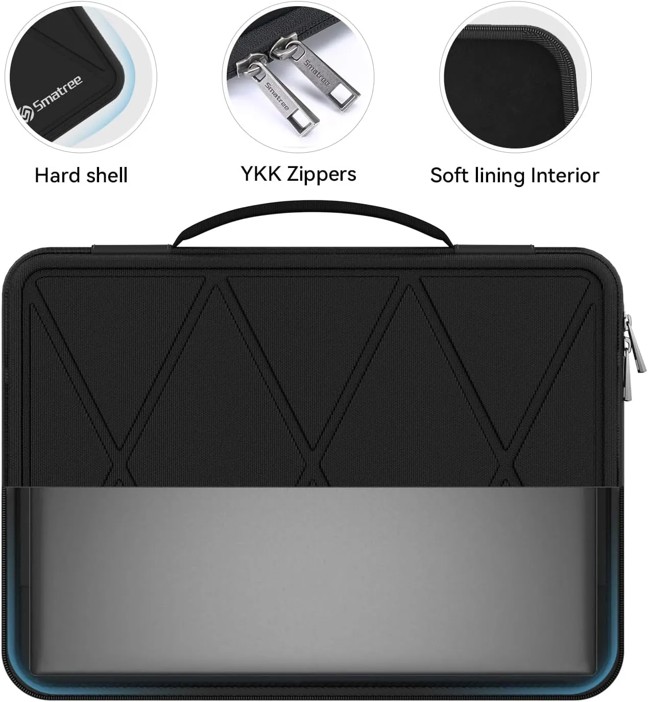 Smatree Hard EVA Protective Sleeve Case Compatible for 17.3 inch MSI Creator 17, for 17.3 inch MSI GS76 Stealth 11U, for 17.3inch WS76 11U Laptop, Waterproof Notebook Bag (X8316)