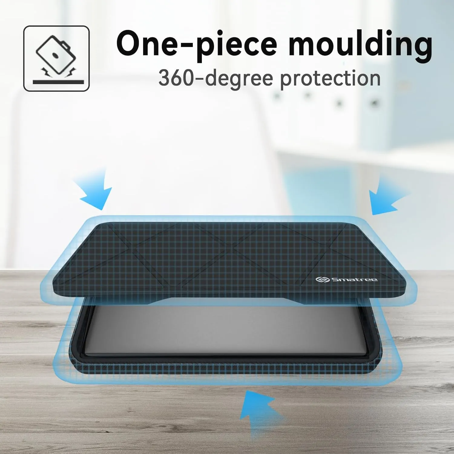 Smatree Hard EVA Protective Sleeve Case Compatible for 17.3 inch MSI Creator 17, for 17.3 inch MSI GS76 Stealth 11U, for 17.3inch WS76 11U Laptop, Waterproof Notebook Bag (X8316)