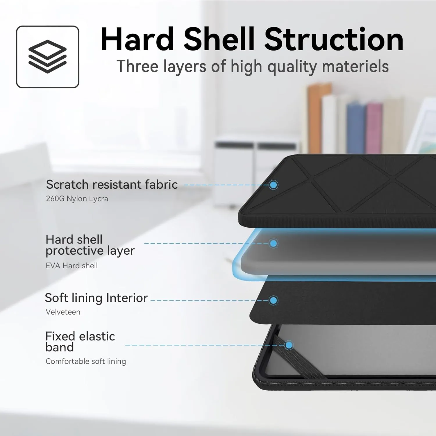 Smatree Hard EVA Protective Sleeve Case Compatible for 17.3 inch MSI Creator 17, for 17.3 inch MSI GS76 Stealth 11U, for 17.3inch WS76 11U Laptop, Waterproof Notebook Bag (X8316)