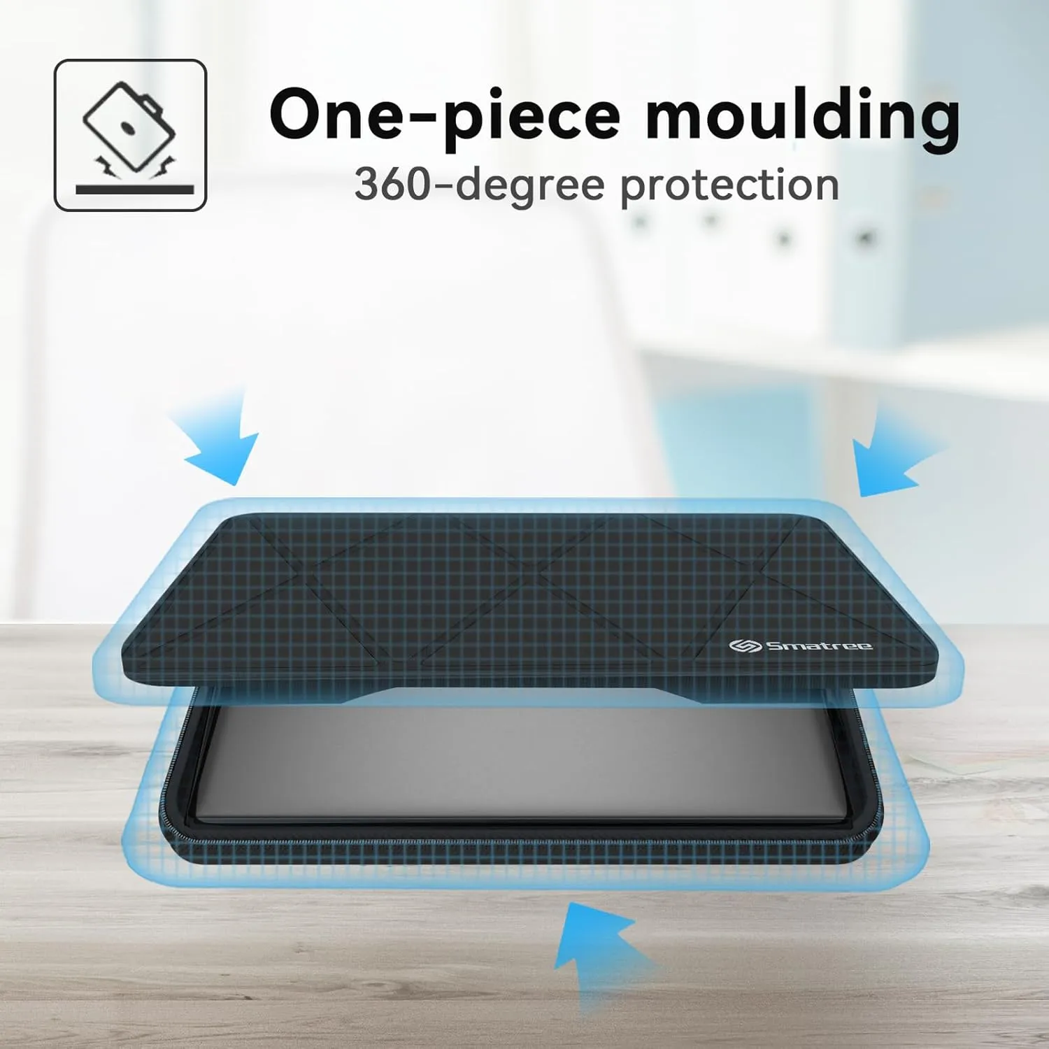 Smatree Hard EVA Protective Sleeve Case for 17.3 inch MSI Alpha 17 C7V Series, for MSI Raider GE76/GE77 HX, MSI GE76 Dragon TIAMAT 11UH-282,for 17.3 inch Lenovo Legion 5 17IMH05 Notebook Bag (X8326)