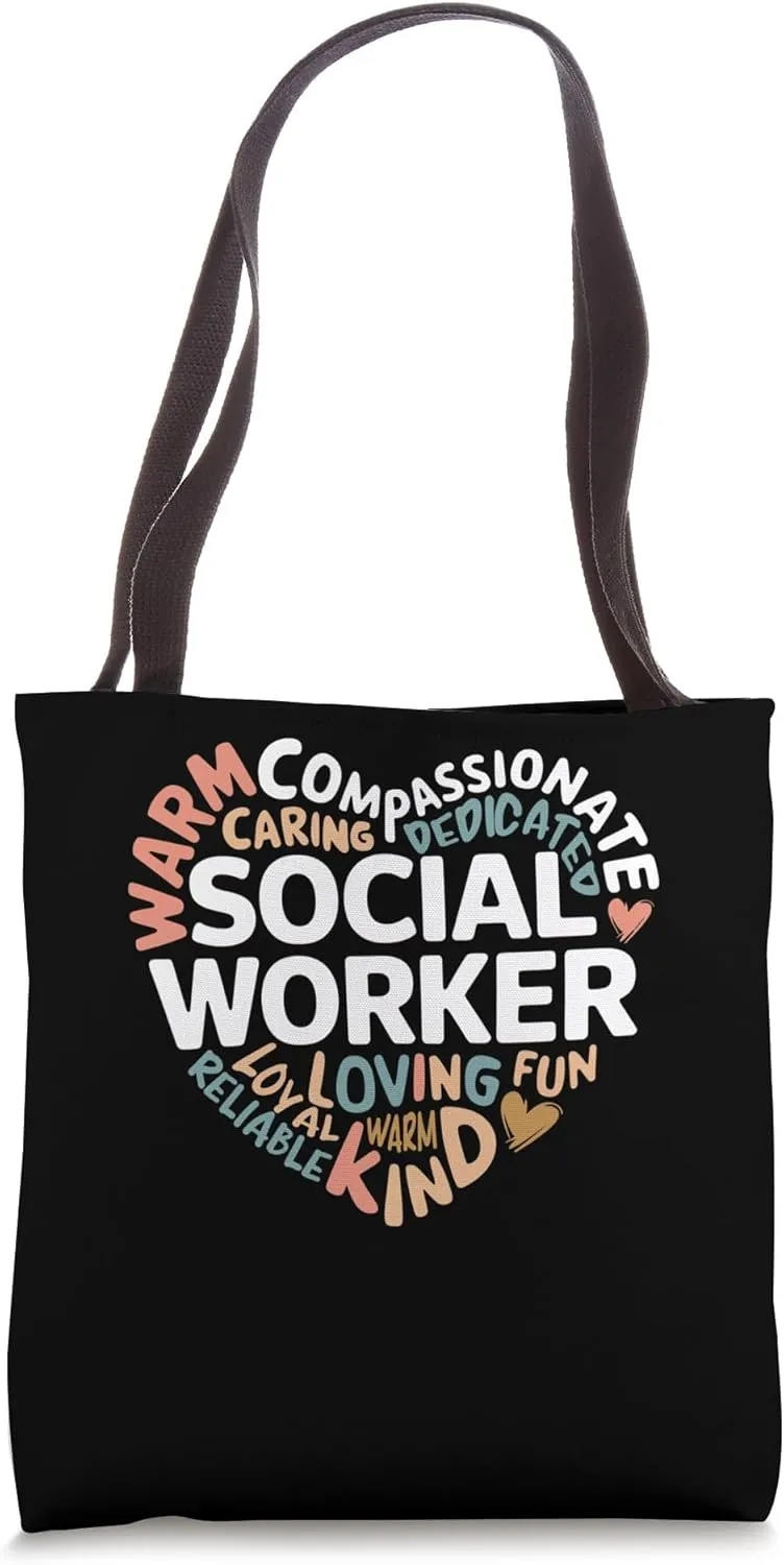 Social Worker Social Work Caseworker Public Servant Themed Tote Bag