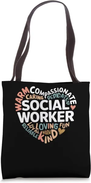 Social Worker Social Work Caseworker Public Servant Themed Tote Bag