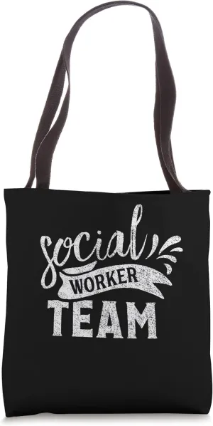 Social Worker Team Work Pedagogy Public Servant Tote Bag