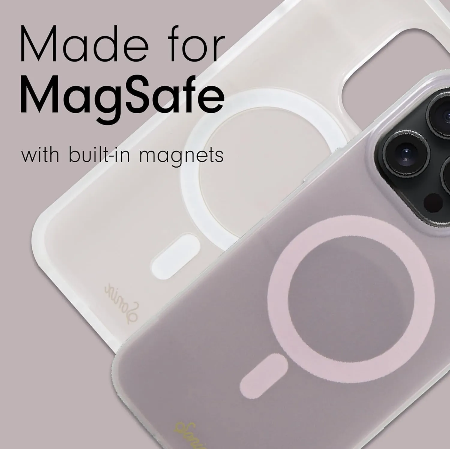 Sonix Case for iPhone 14 Pro | Compatible with Magsafe | 10ft Drop Tested | Jelly Champagne