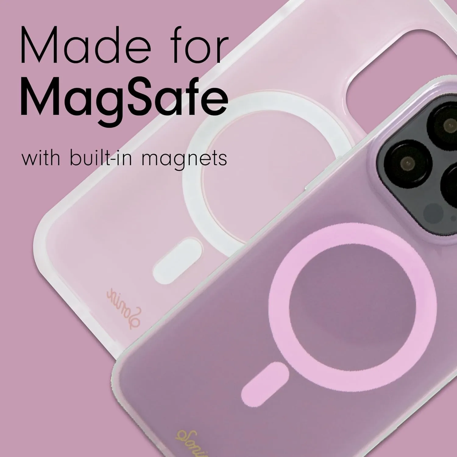 Sonix Case for iPhone 14 Pro | Compatible with Magsafe | 10ft Drop Tested | Jelly Pink