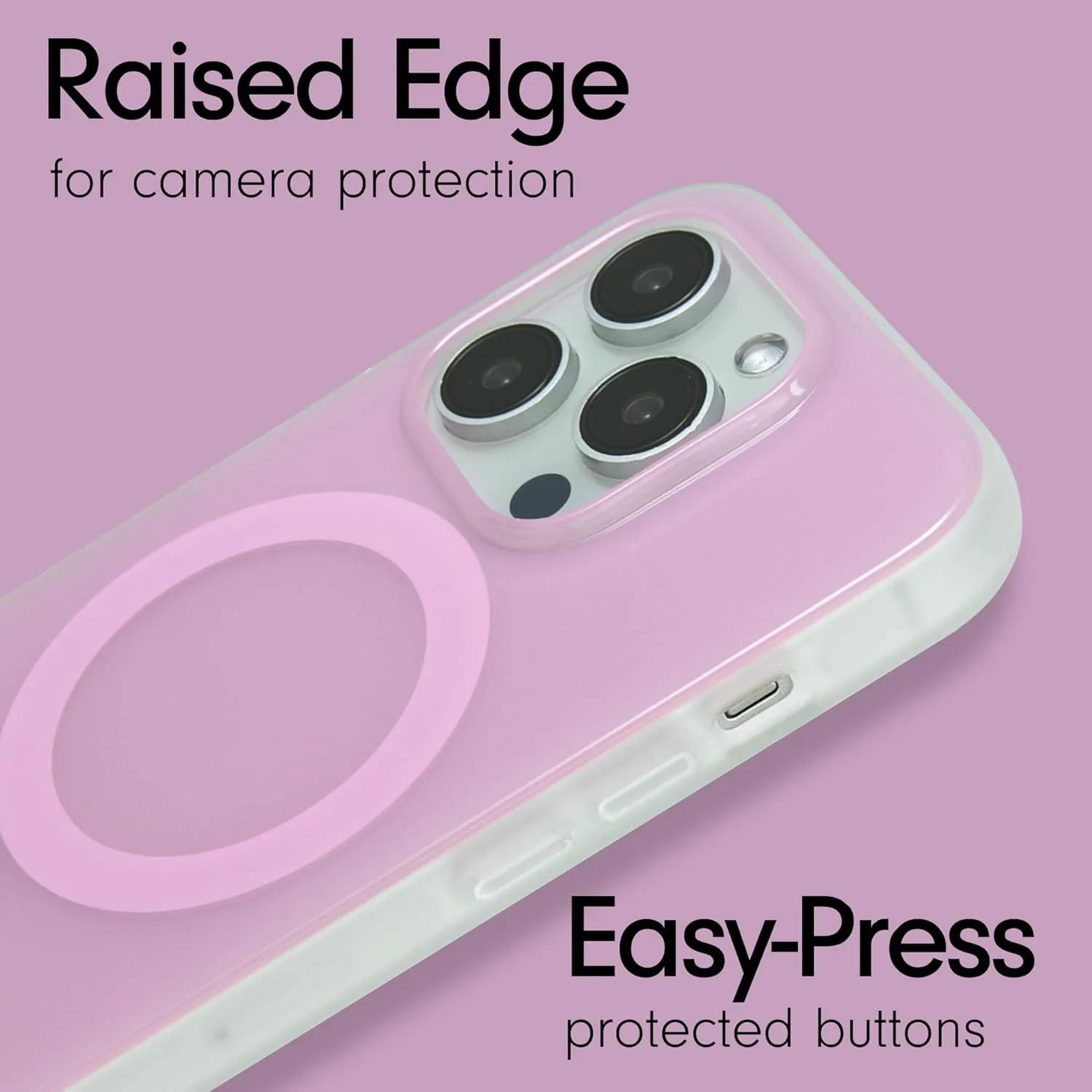 Sonix Case for iPhone 14 Pro | Compatible with Magsafe | 10ft Drop Tested | Jelly Pink
