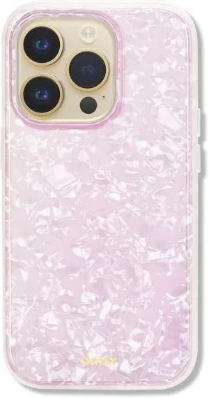 Sonix Case for iPhone 14 Pro Max | 10ft Drop Tested | Marble Phone Case for Women | Pink Pearl Tort