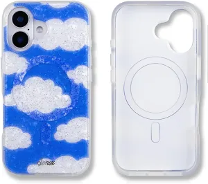 Sonix Case for iPhone 16 | Compatible with MagSafe | 10ft Drop Tested | Glitter Clouds | Day Dream