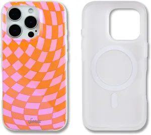 Sonix Case for iPhone 16 Pro | Compatible with MagSafe | 10ft Drop Tested | Checkmate Pink