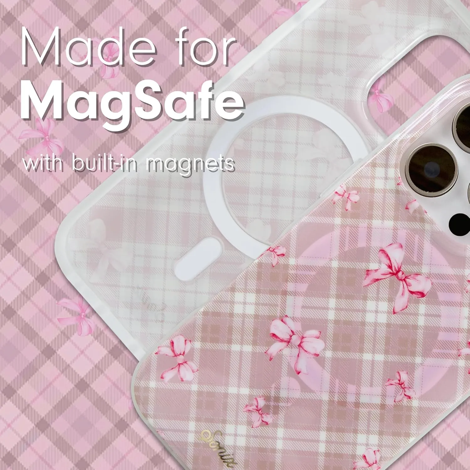 Sonix Case for iPhone 16 Pro | Compatible with MagSafe | 10ft Drop Tested | Clueless Pink