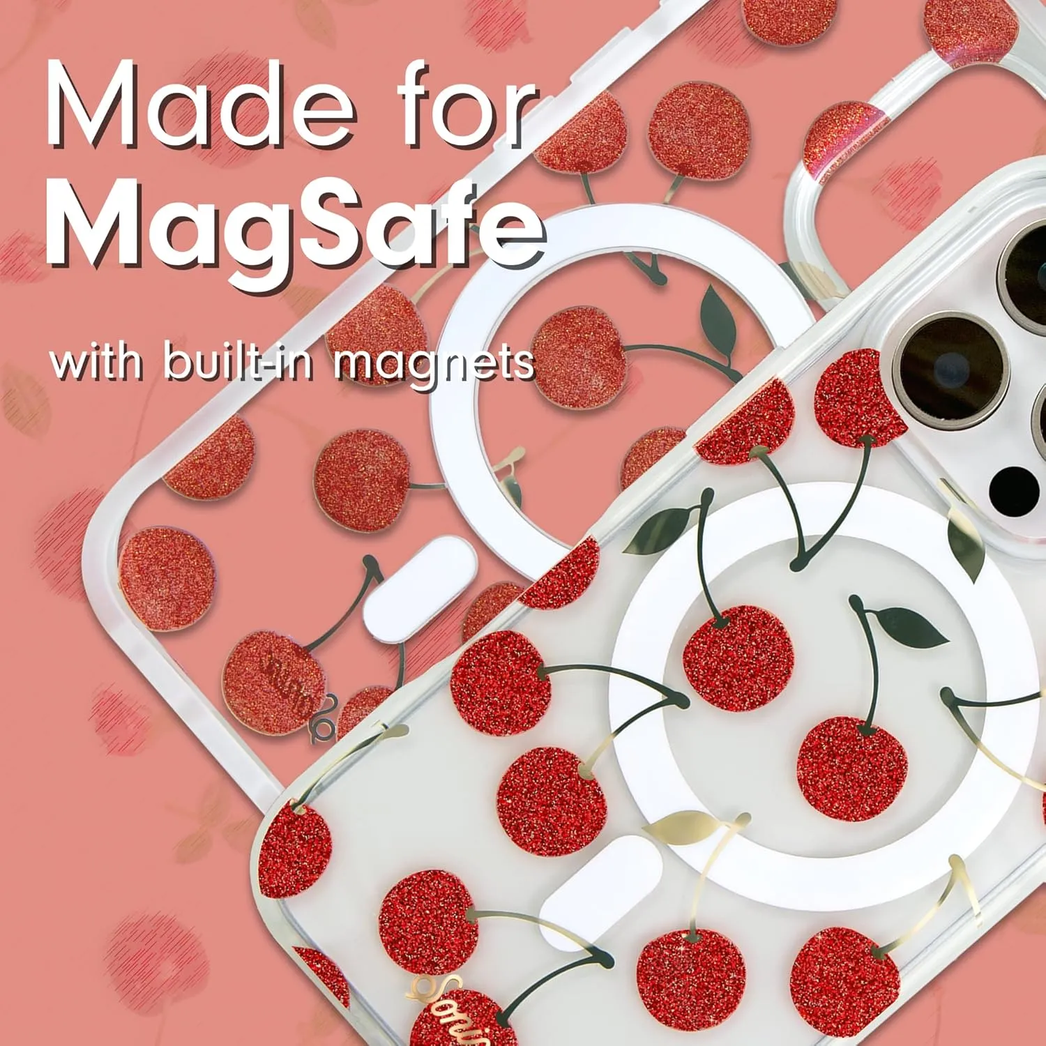 Sonix Case for iPhone 16 Pro Max | Compatible with MagSafe | 10ft Drop Tested | Cherry On Top
