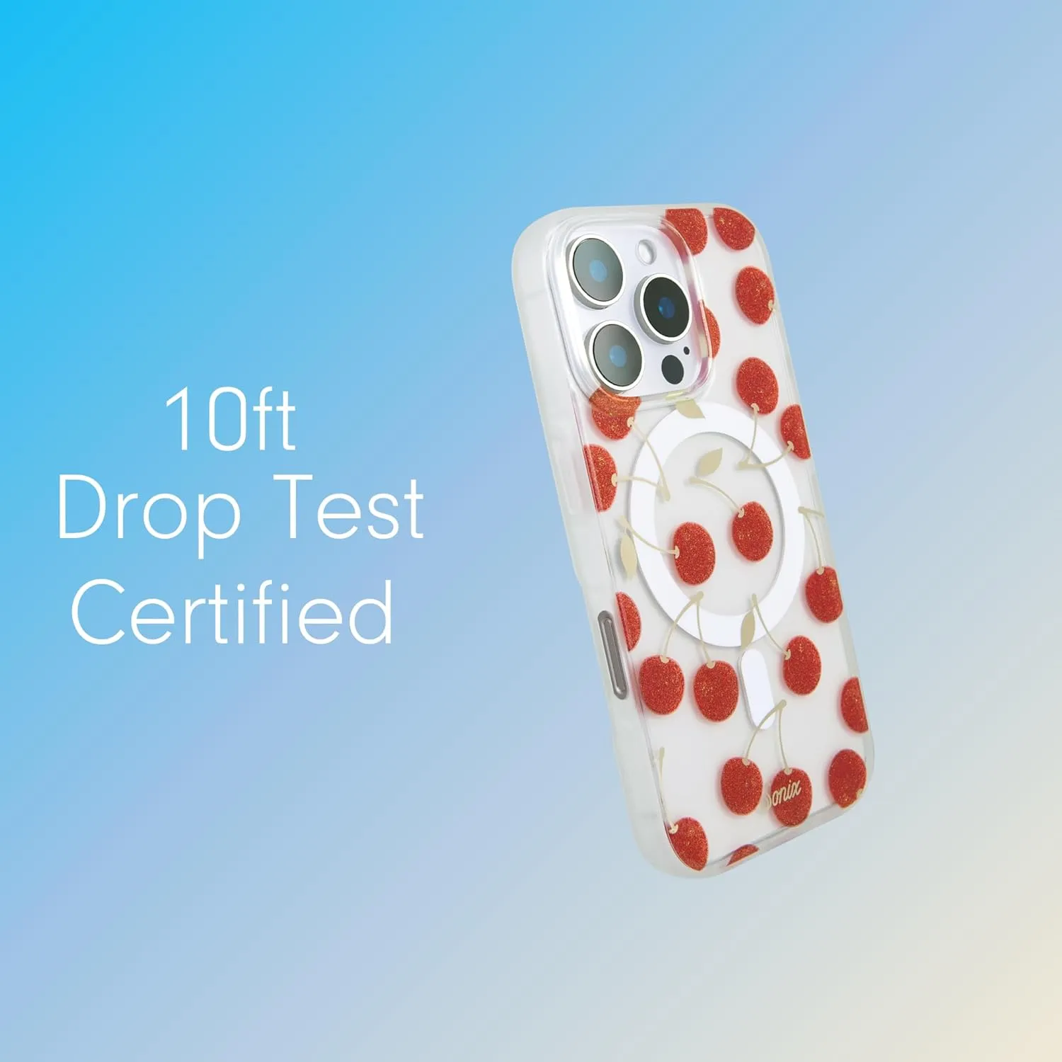 Sonix Case for iPhone 16 Pro Max | Compatible with MagSafe | 10ft Drop Tested | Cherry On Top