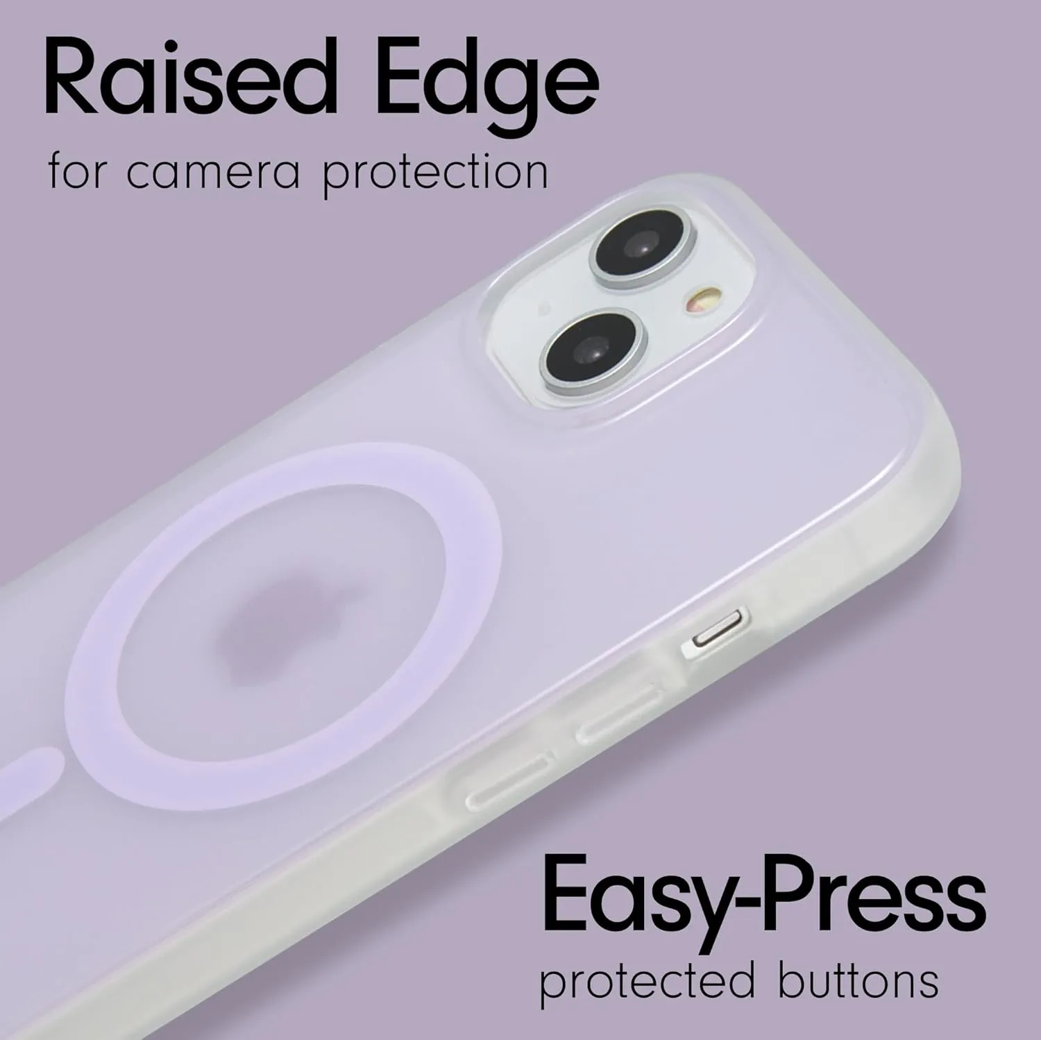 Sonix Protective Phone Case for iPhone 15, 14, 13 | Compatible with Magsafe | 10ft Drop Tested | Jelly Lavender