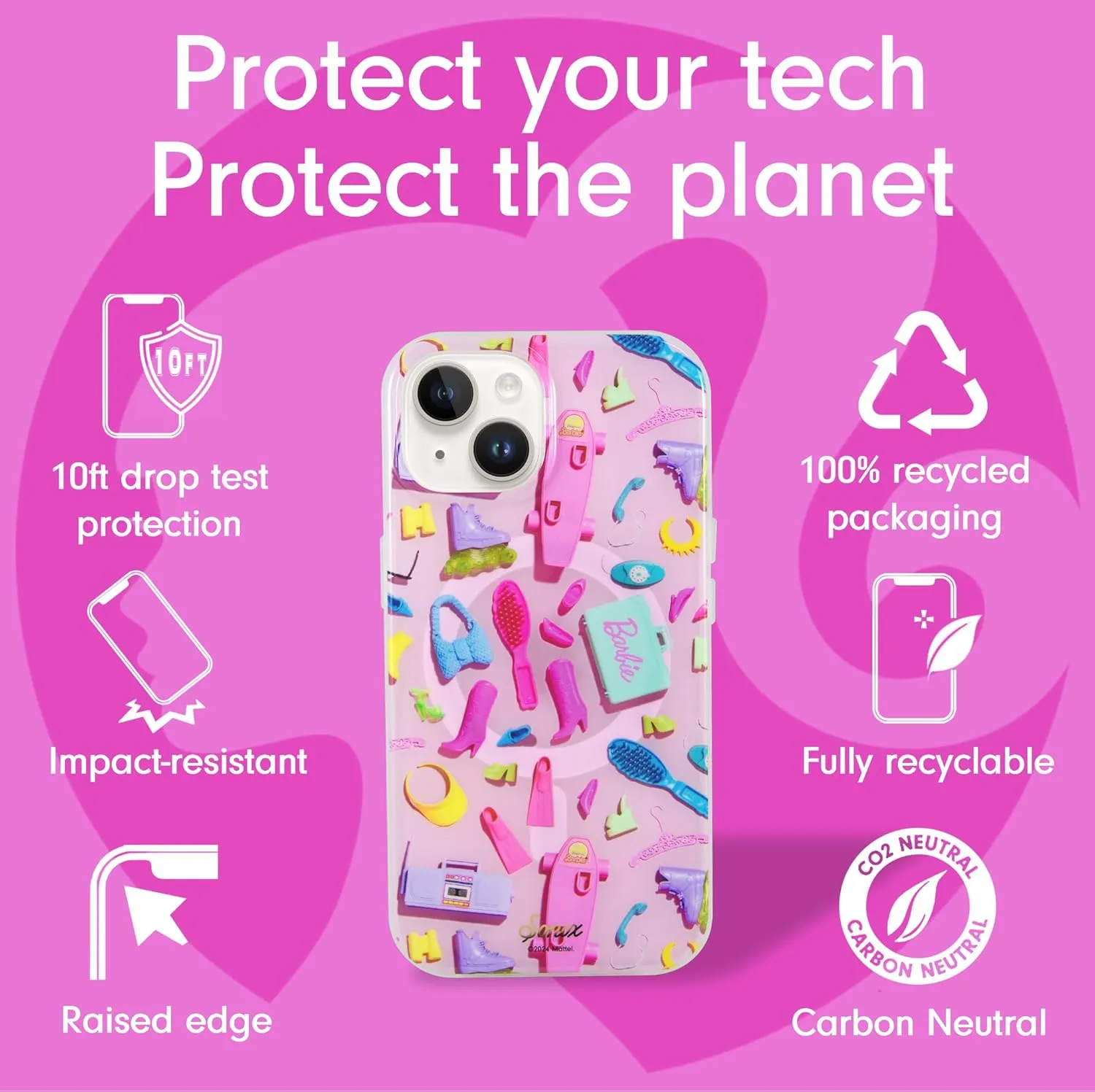 Sonix x Barbie Phone Case for iPhone 15, 14, 13 | Compatible with Magsafe | 10ft Drop Tested | Dream Closet