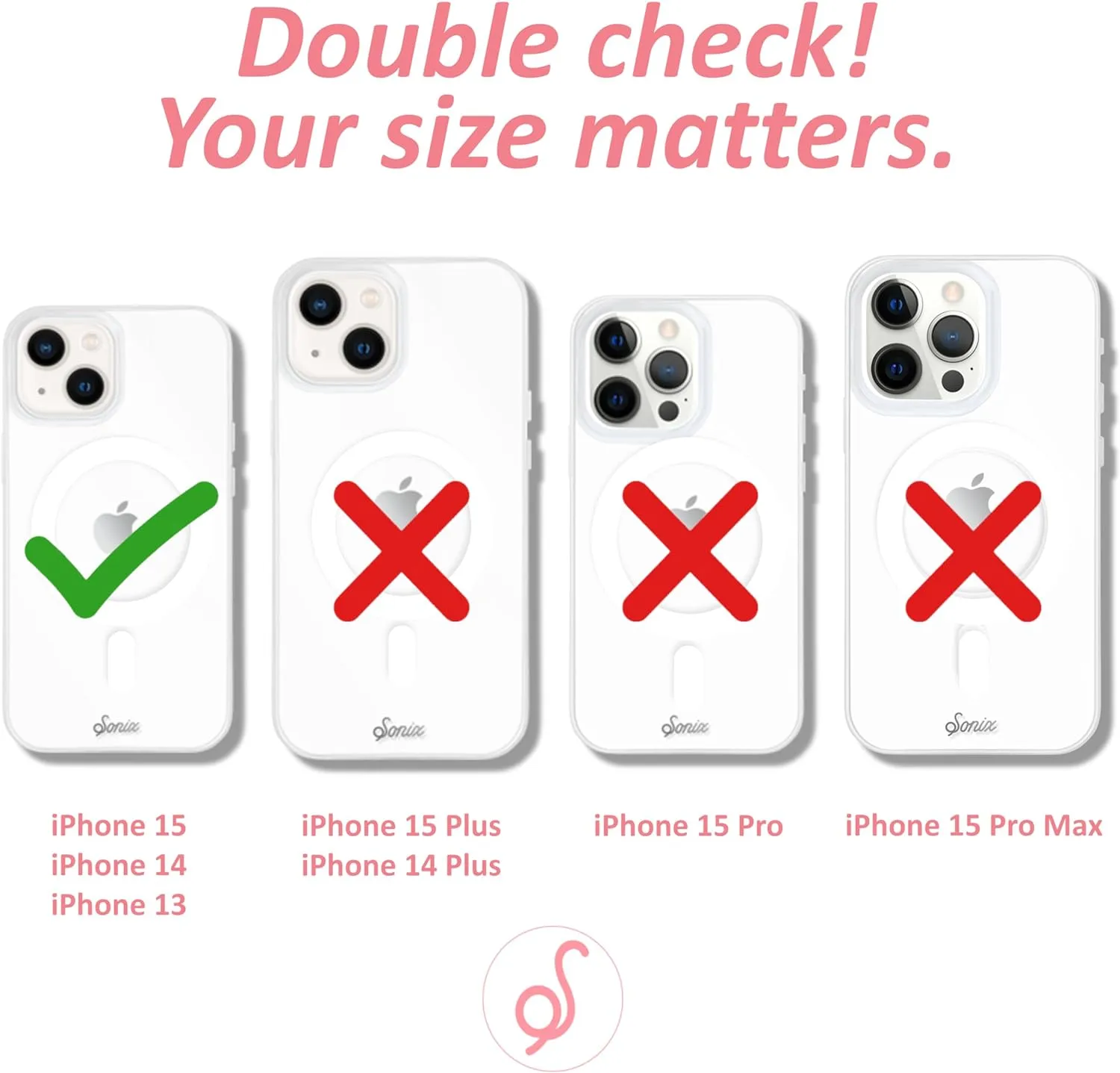 Sonix x Sanrio Case for iPhone 15, 14, 13 | Compatible with MagSafe | 10ft Drop Tested | Hello Kitty and Friends Stickers