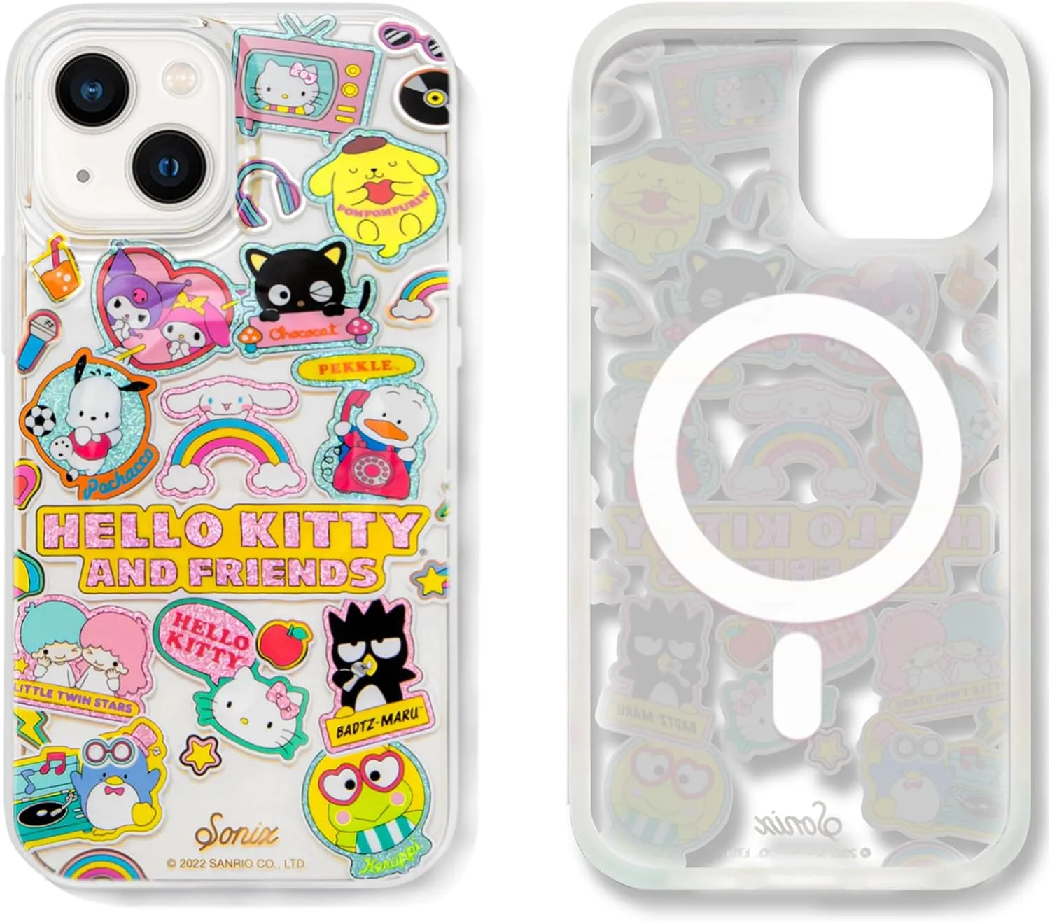 Sonix x Sanrio Case for iPhone 15, 14, 13 | Compatible with MagSafe | 10ft Drop Tested | Hello Kitty and Friends Stickers