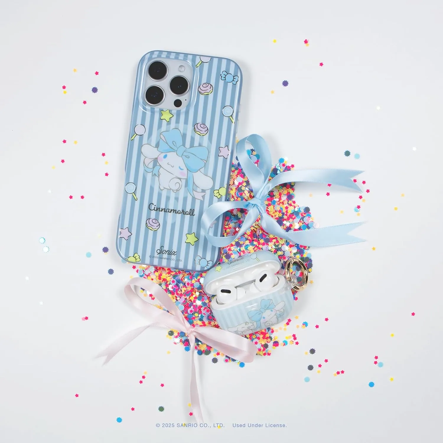 Sonix x Sanrio Phone Case for iPhone 16 Pro | Compatible with MagSafe | 10ft Drop Tested | Cinnamoroll Lovely Ribbons