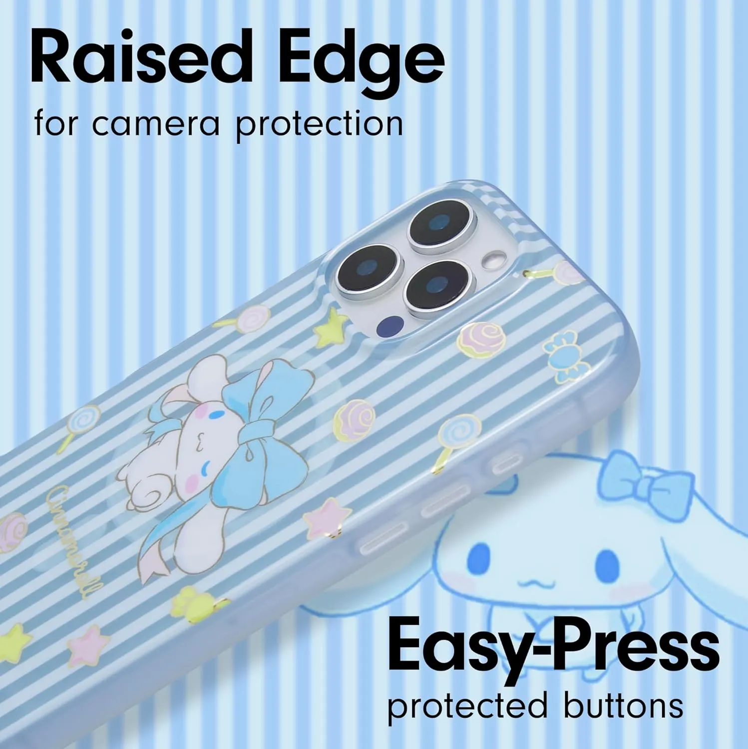 Sonix x Sanrio Phone Case for iPhone 16 Pro | Compatible with MagSafe | 10ft Drop Tested | Cinnamoroll Lovely Ribbons