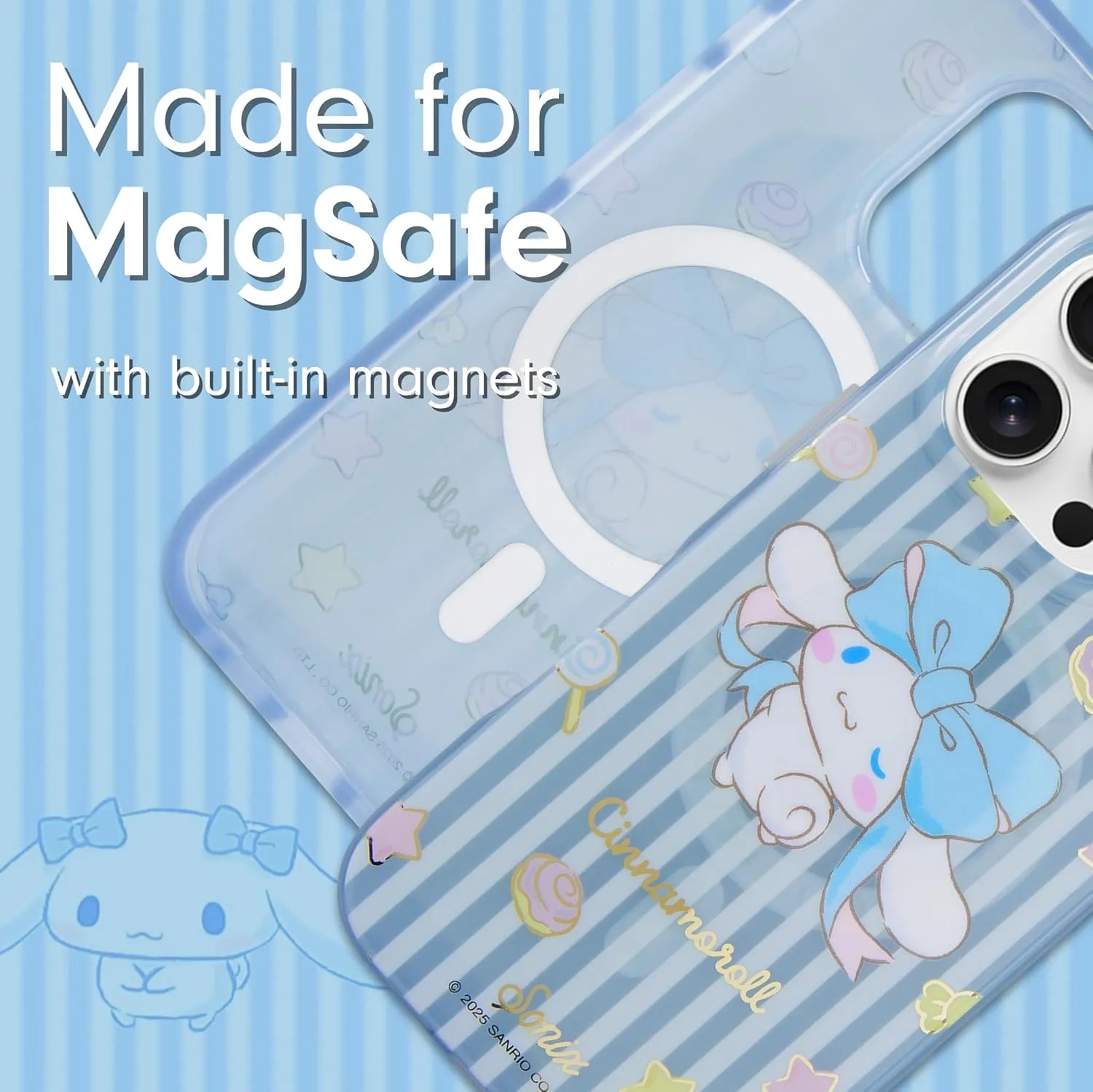 Sonix x Sanrio Phone Case for iPhone 16 Pro | Compatible with MagSafe | 10ft Drop Tested | Cinnamoroll Lovely Ribbons