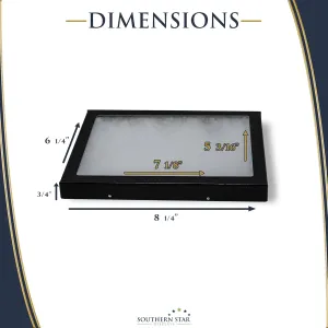 Southern Star 6 Pack of Riker Mount Display Cases 6 x 8 x 3/4 for Collectibles Jewelry & More