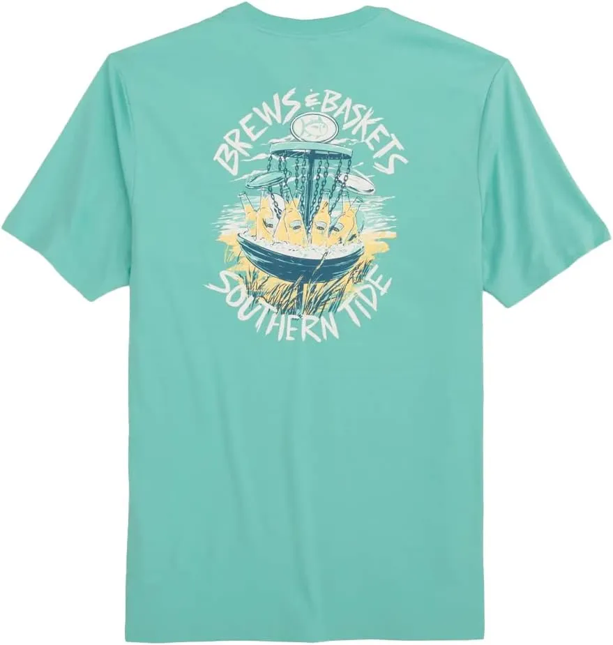 Southern Tide Men's Ss Brews And Baskets Tee