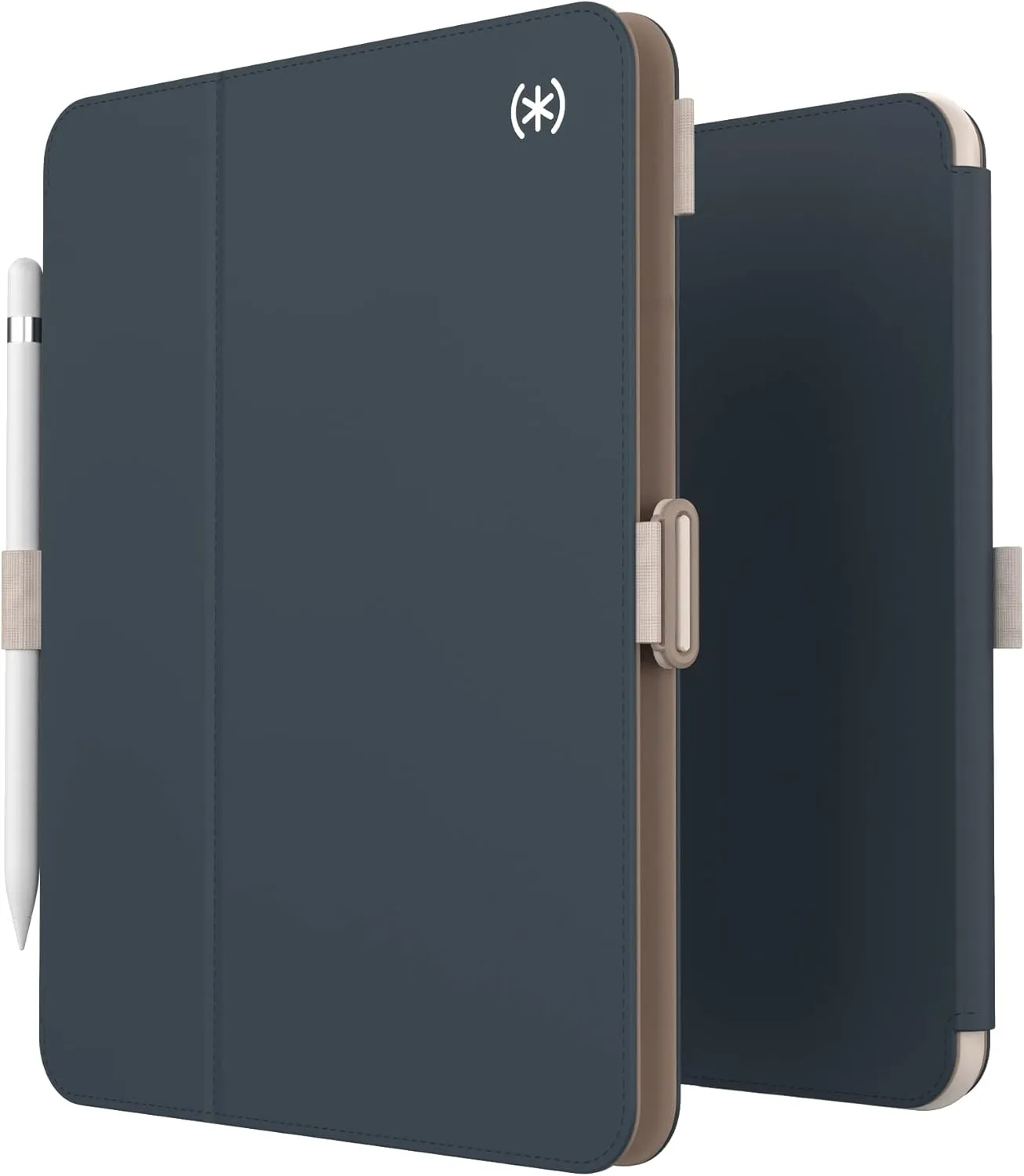 Speck Case for iPad Pro 10th Generation 10.9 Inch - Drop & Camera Protection, Slim Multi Range Stand, Apple Pencil Holder - Almond Milk/Mocha/Charcoal