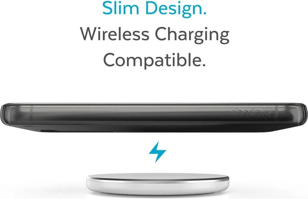 Speck Presidio Perfect Mist Samsung Galaxy S23 Case - Drop & Camera Protection, Clear Phone Case, Wireless Charging Compatible, Shock Absorbant, Galaxy S23 Case - Obsidian